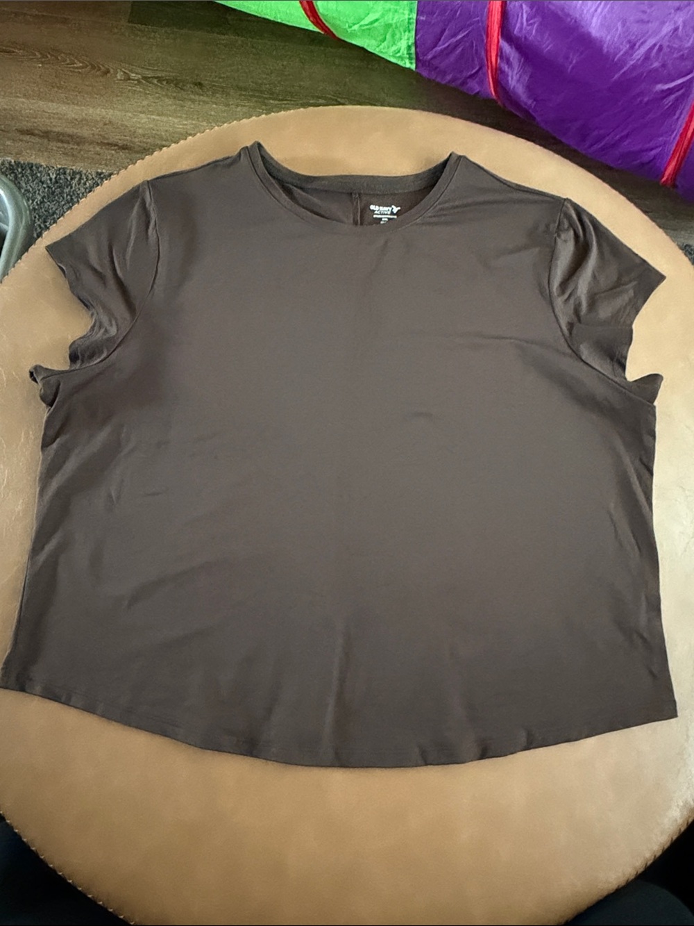 Women’s Short Sleeve Crewneck Top - Brown